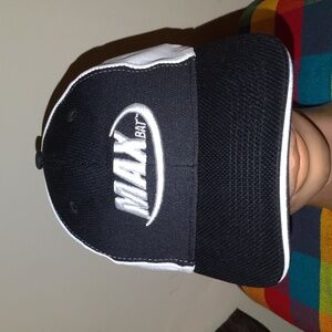 Max Bat Embroidered Logo Strap-on Adult Hat Cap New